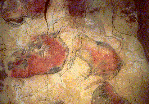 Altmira-barlang,  mennyezeti fresko