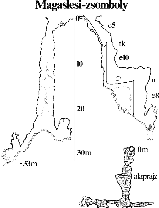 Magaslesi-zsomboly térképe