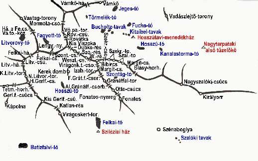 Nagyszalki cscs - Kis Bkscscs (2. trkpvzlat)